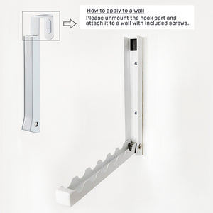 Perchero Puerta Plegable Blanco