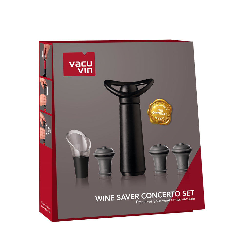 Set Regalo para Vino Concerto Black