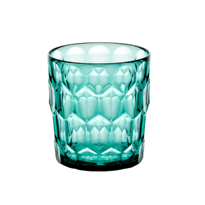 Vaso Vanity Diamond Aquamarine Bajo