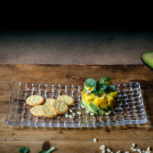 Plato Rectangular Bossa Nova 28cms