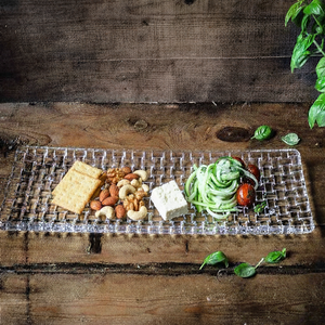 Plato Rectangular Bossa Nova 42cms