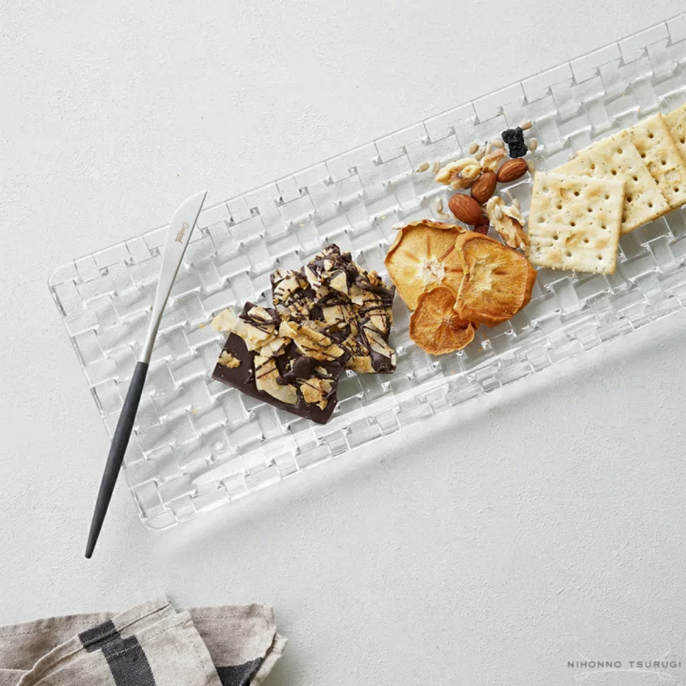 Plato Rectangular Bossa Nova 42cms