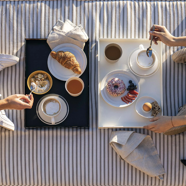 Bandeja Icons Negro 46cms