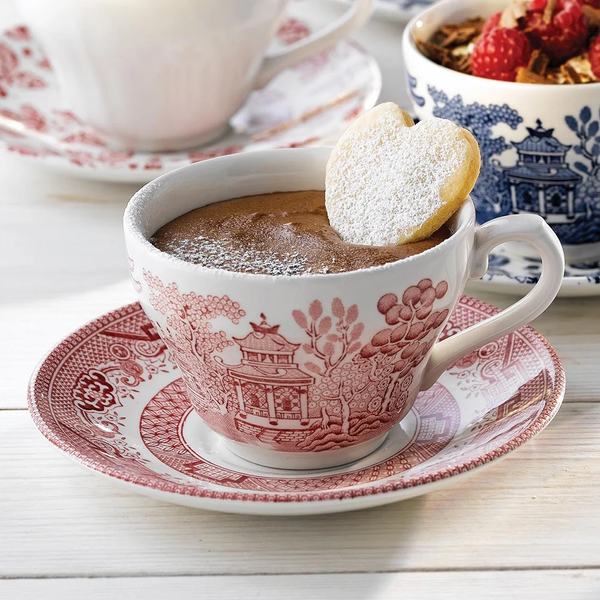 Plato Taza Té Cranberry Willow Churchill
