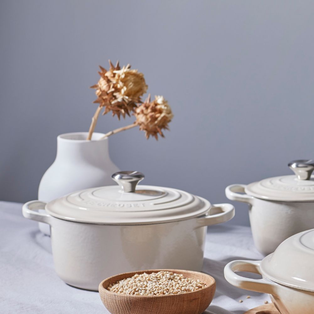 Cocotte Redonda 22cms Meringue