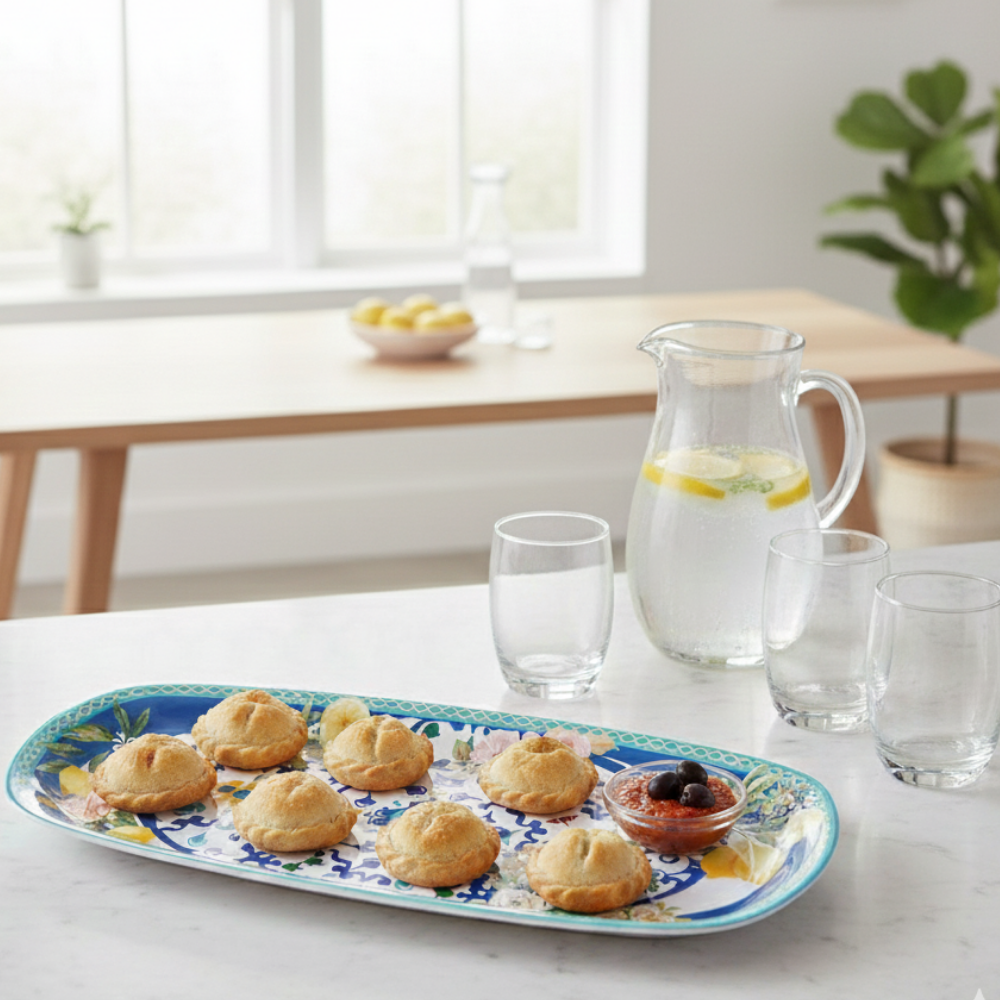 Plato Flower&Lemon 40cms