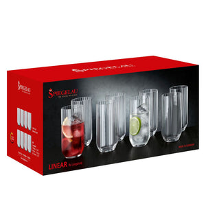 Set 8 Vasos Linear Longdrink