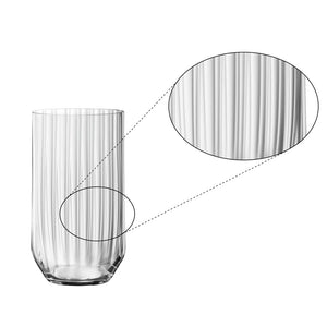 Set 8 Vasos Linear Longdrink