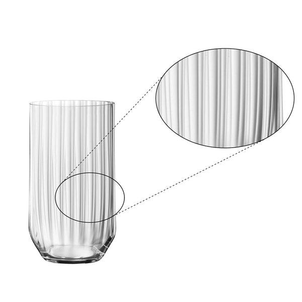 Set 8 Vasos Linear Longdrink