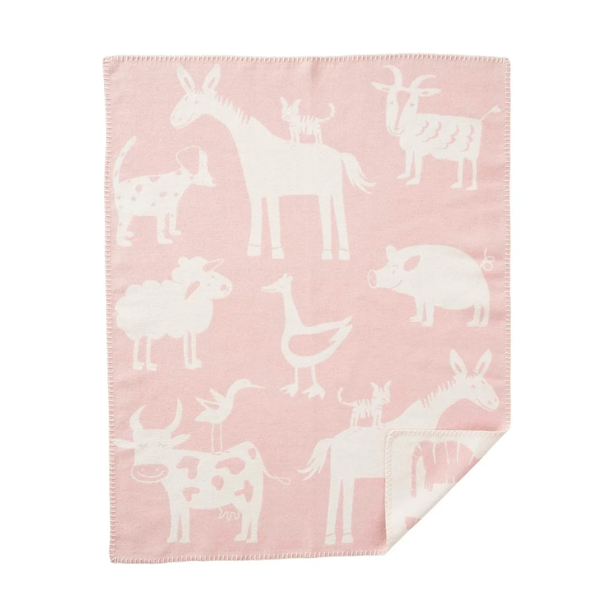 Manta Granja Rosa