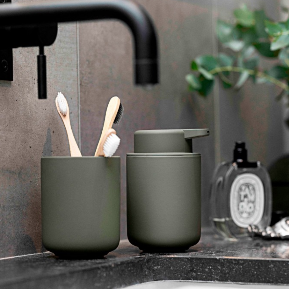 Vaso Baño Ume Verde Oliva