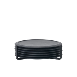 Posavasos Singles con Soporte Negro