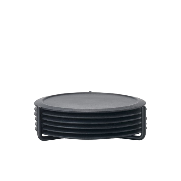 Posavasos Singles con Soporte Negro