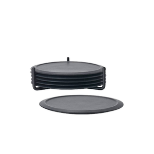 Posavasos Singles con Soporte Negro