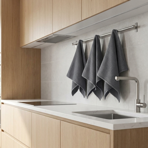 Set 3 Paños de Cocina Gris