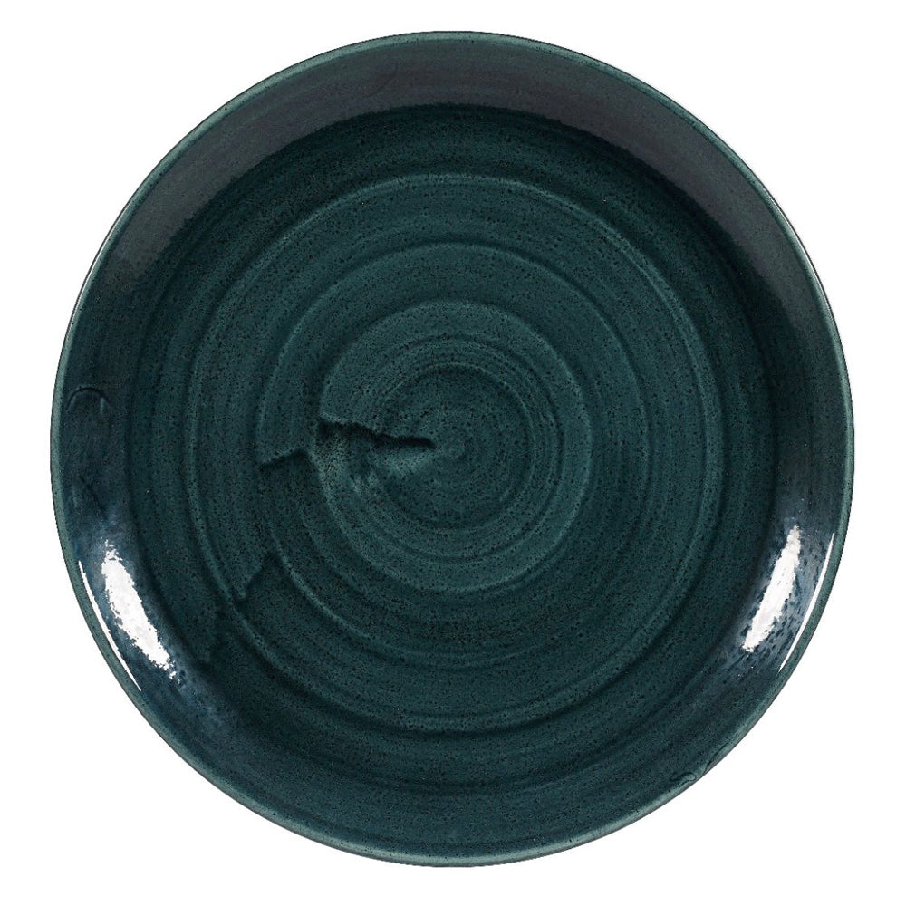 Plato Stonecast Churchill Verde Azulado 28cms