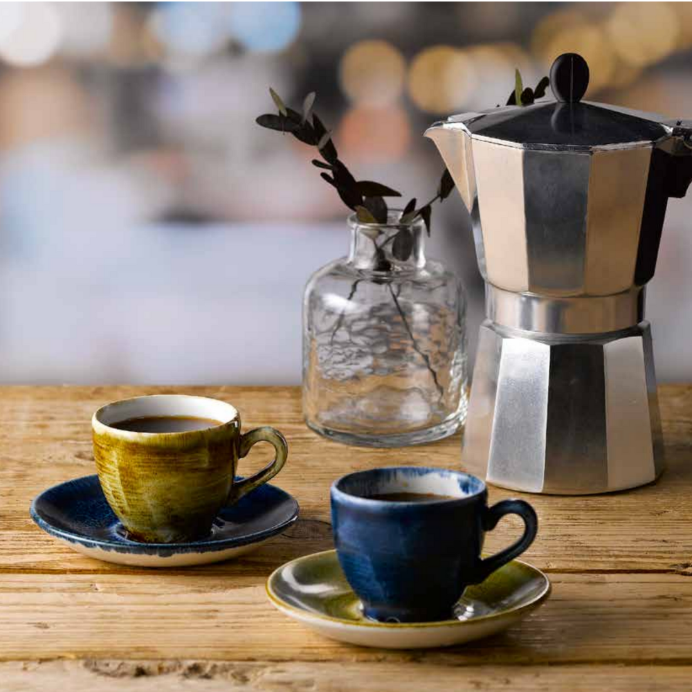 Taza Espresso Stonecast Plume Churchill Azul
