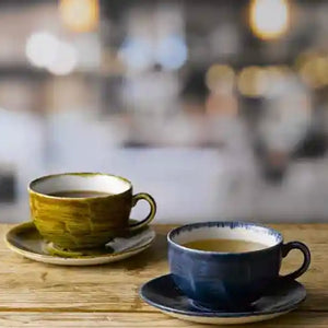 Plato Taza Stonecast Plume Churchill Azul