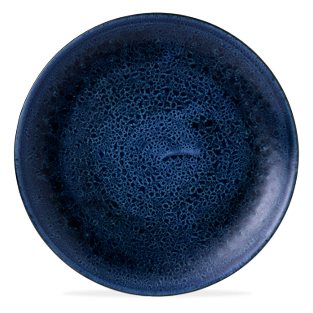 Plato Stonecast Plume Churchill Azul 28cms