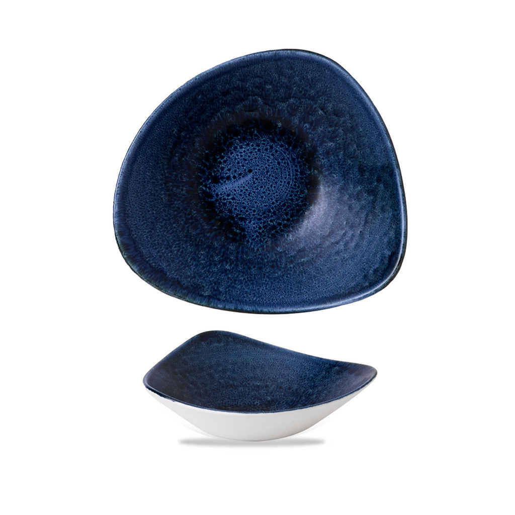 Bowl Stonecast Plume Churchill Azul 15cms