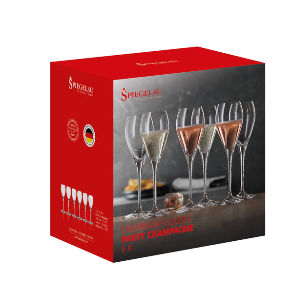 Set 6 Copas Champagne Party
