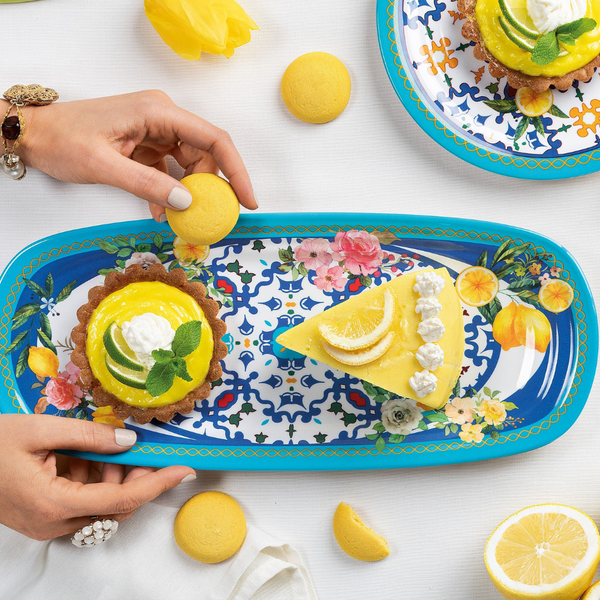 Plato Flower&Lemon 40cms