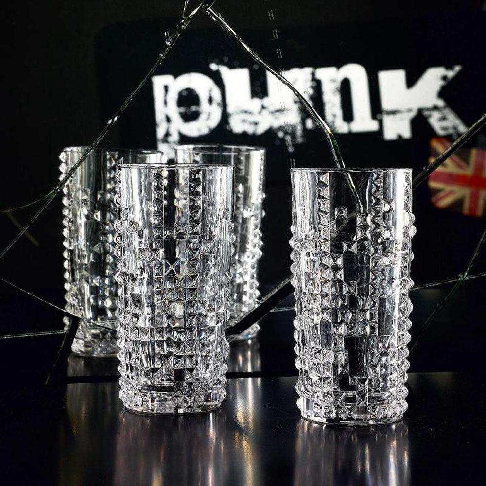 Set 4 Vasos Punk Longdrink