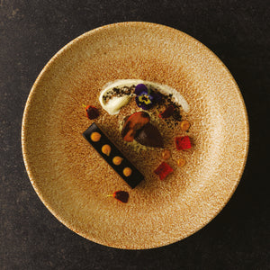 Plato Raku Churchill Naranjo 16cms
