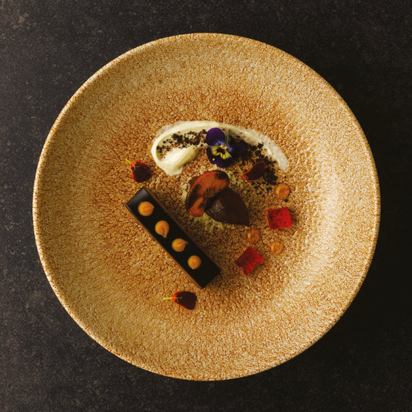Plato Raku Churchill Naranjo 16cms