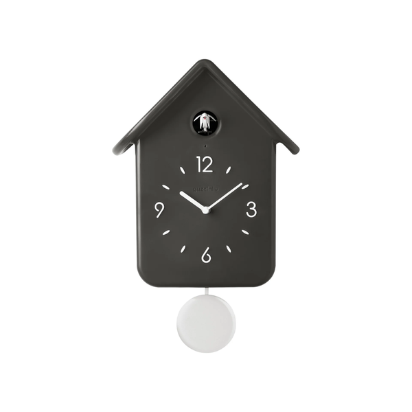 Reloj CuCkoo Negro con Péndulo Blanco