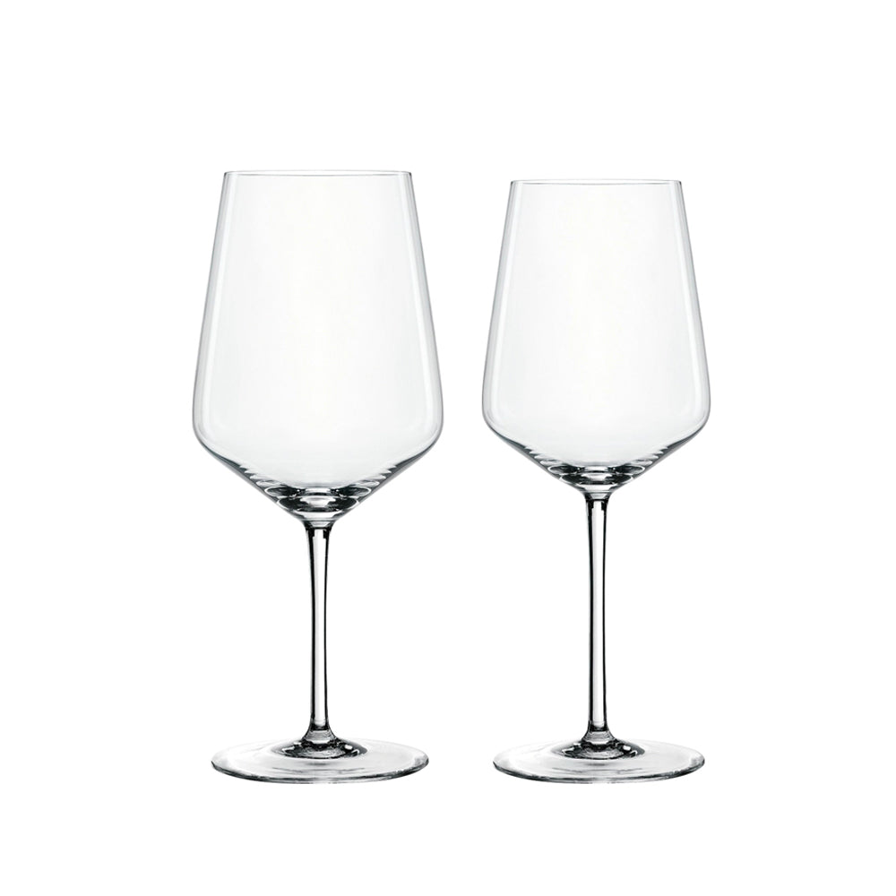 Set 12 Copas Style Tinto y Blanco