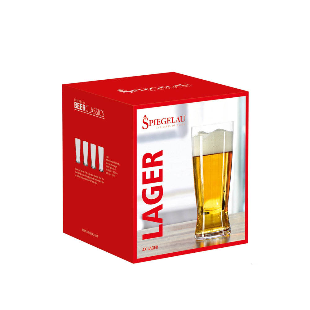 Set 4 Copas Cerveza Lager