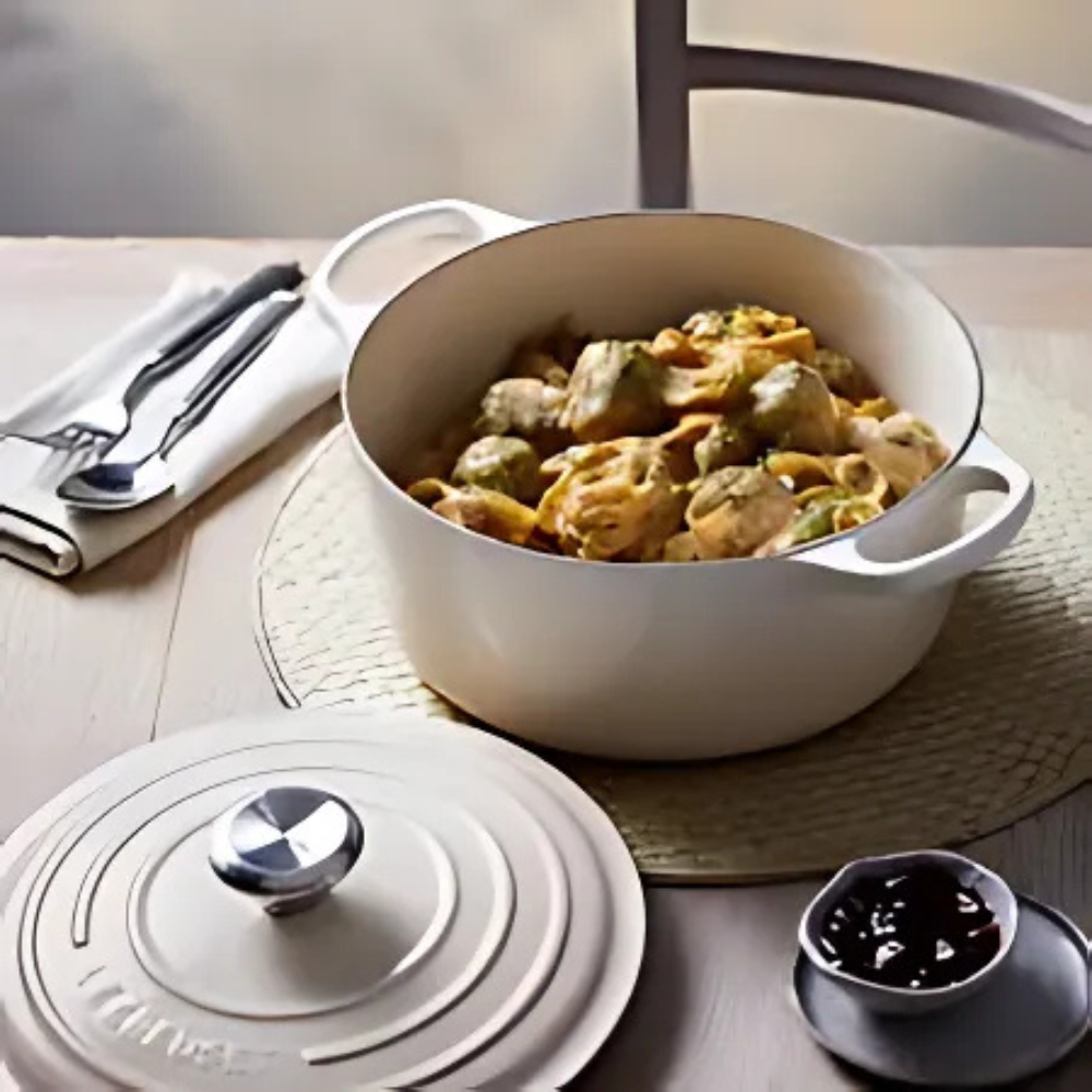 Cocotte Redonda 22cms Meringue
