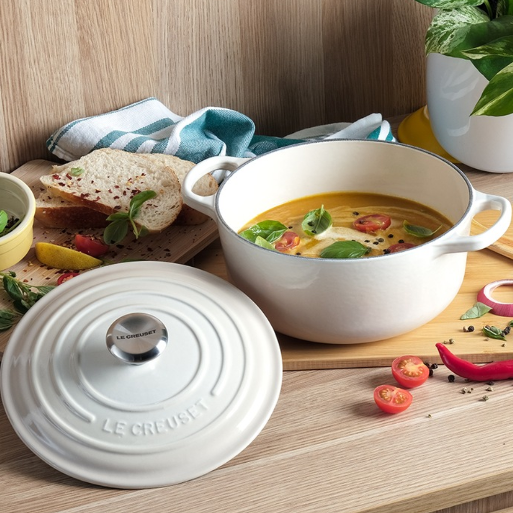 Cocotte Redonda 22cms Meringue