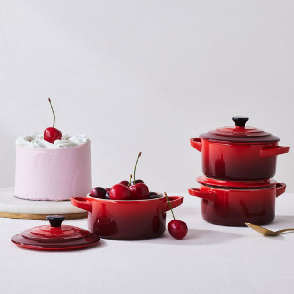 Mini Cocotte Redonda 10cms Cereza