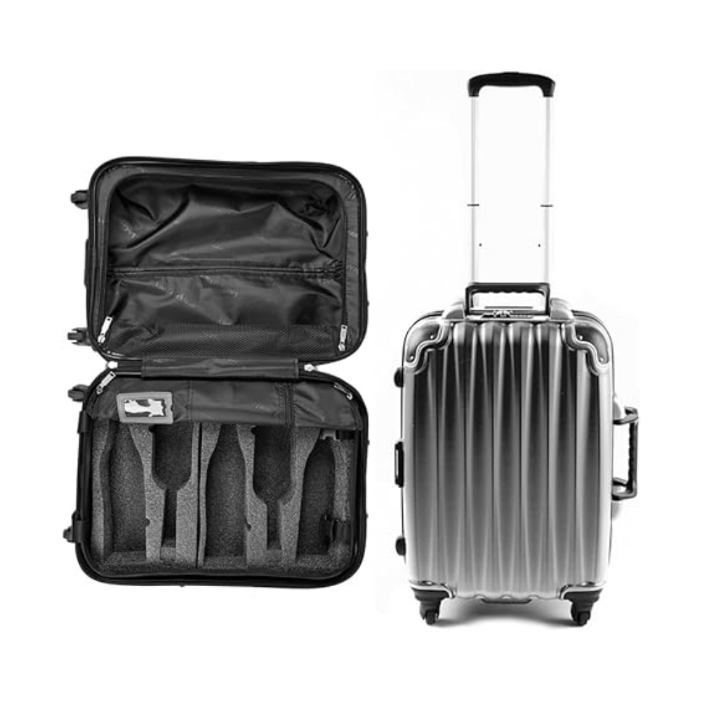 Maleta Piccolo Silver 5 Botellas