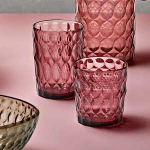 Vaso Vanity Pearl Coral Red Alto