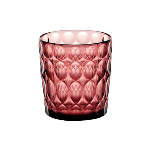 Vaso Vanity Pearl Coral Red Bajo