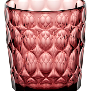 Vaso Vanity Pearl Coral Red Bajo