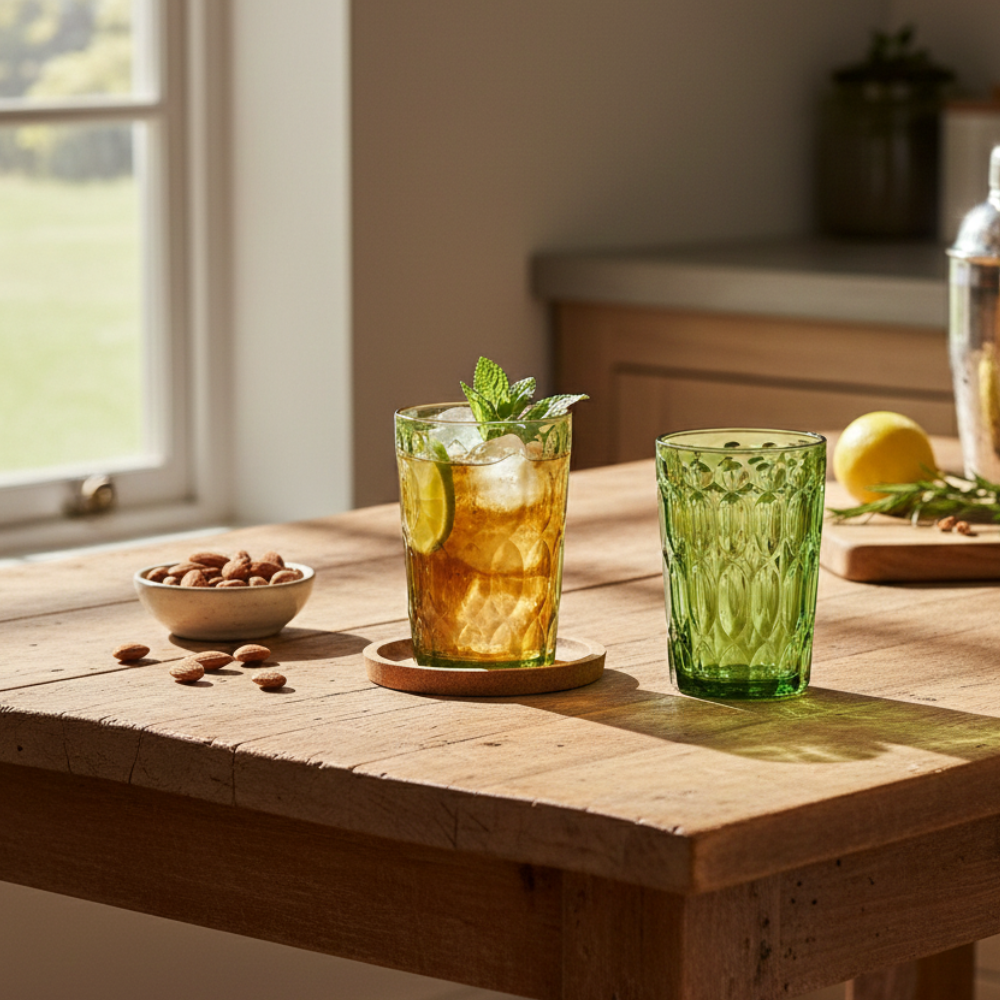 Vaso Vanity Pearl Lily Green Alto