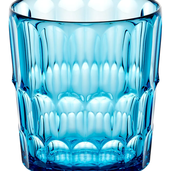 Vaso Vanity Curve Turquesa Bajo