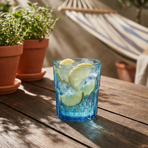 Vaso Vanity Curve Turquesa Bajo