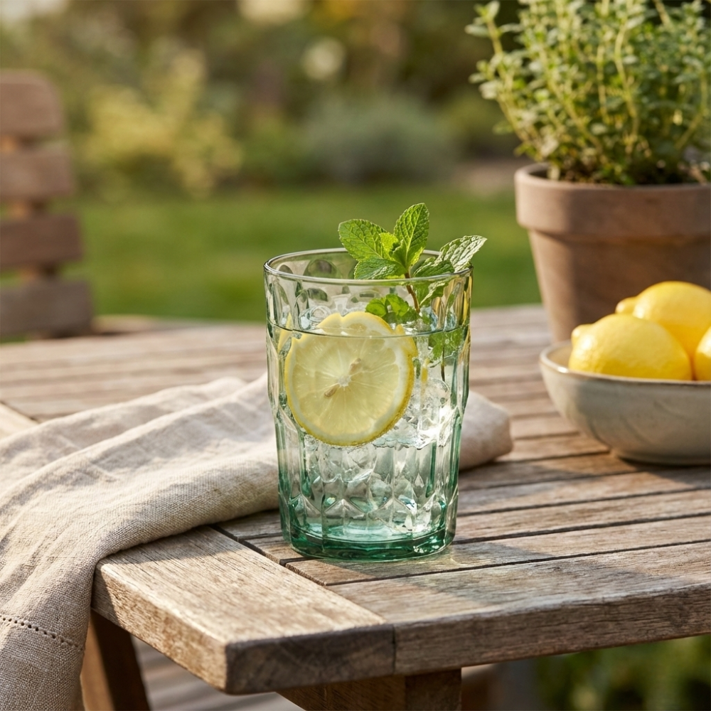 Vaso Vanity Diamond Matcha Green Alto