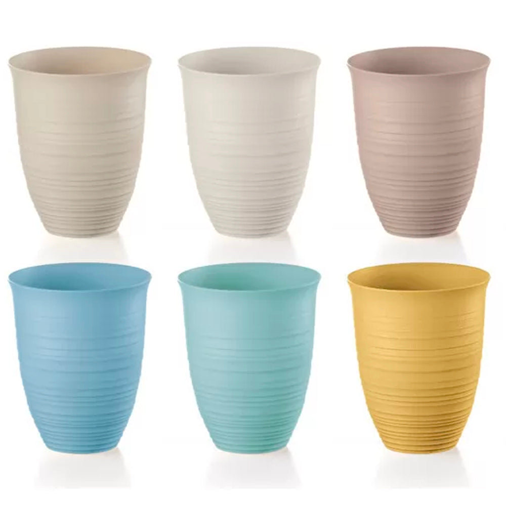 Set 6 Vasos 'Tierra' Altos