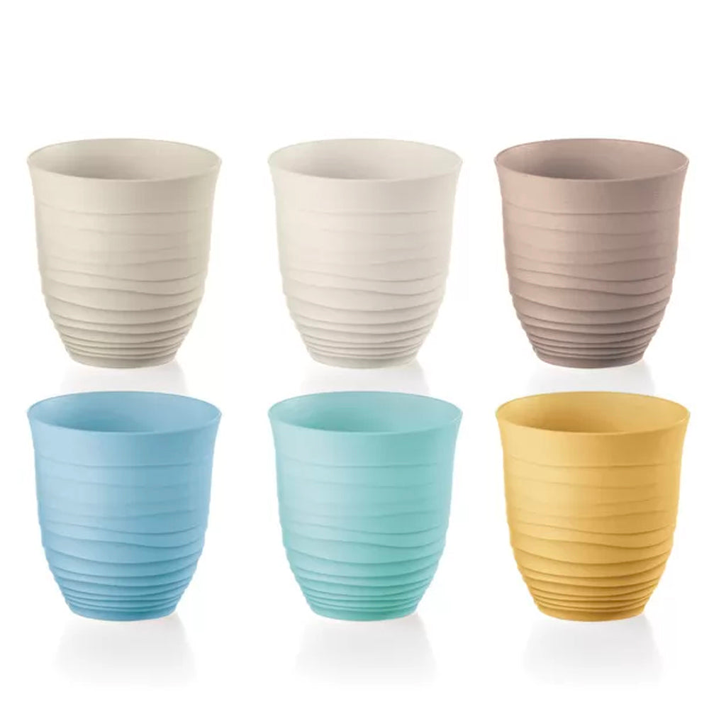 Set 6 Vasos 'Tierra' Bajos