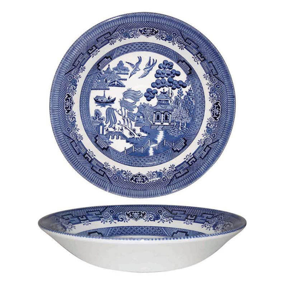 Plato Sopa Blue Willow Churchill 20cms