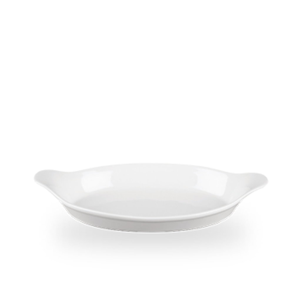 Plato Gratin Churchill Blanco 23cms