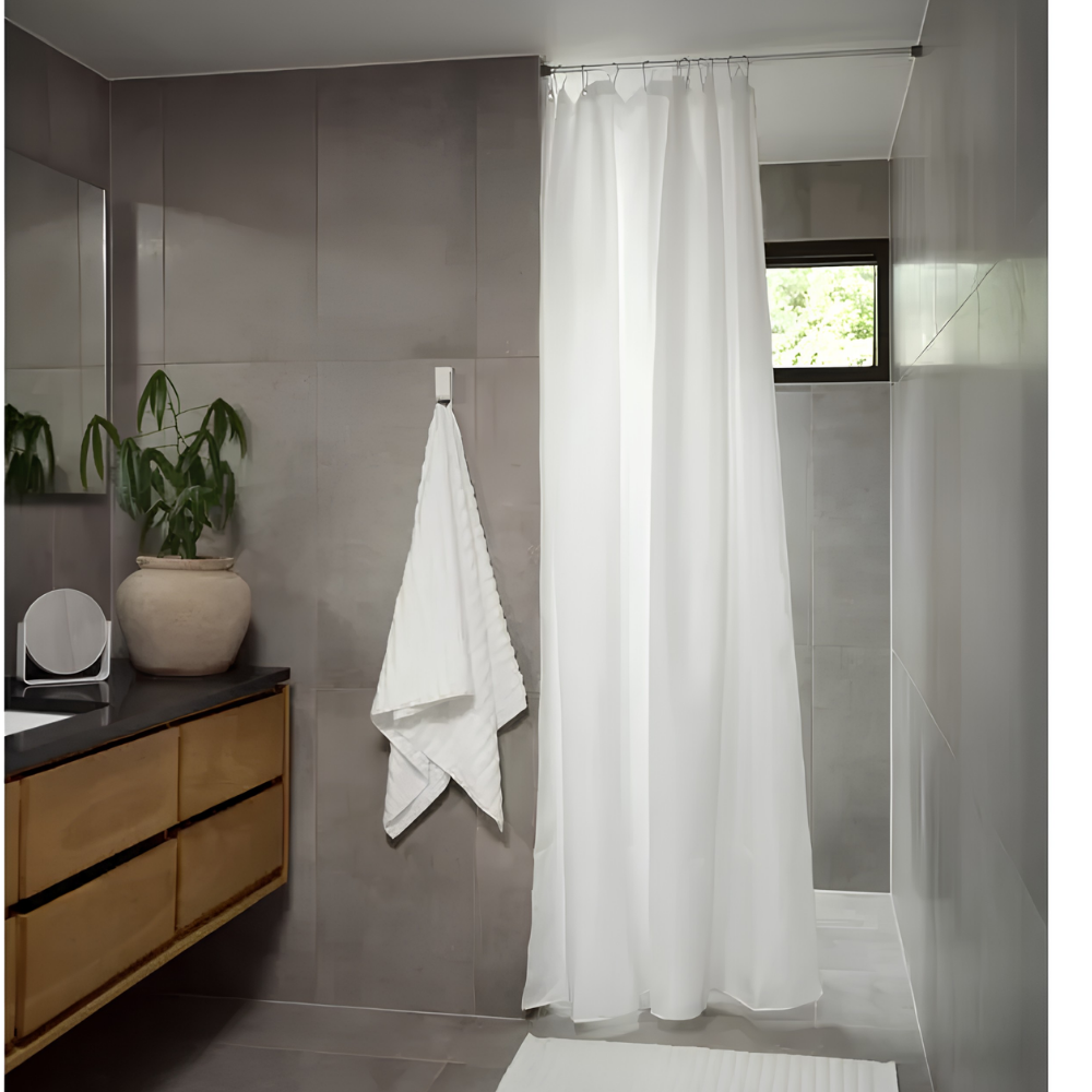 Cortina Baño Lux Blanco