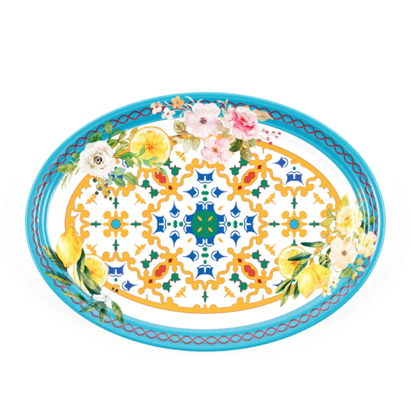 Plato para Servir Flower&Lemon 35cms