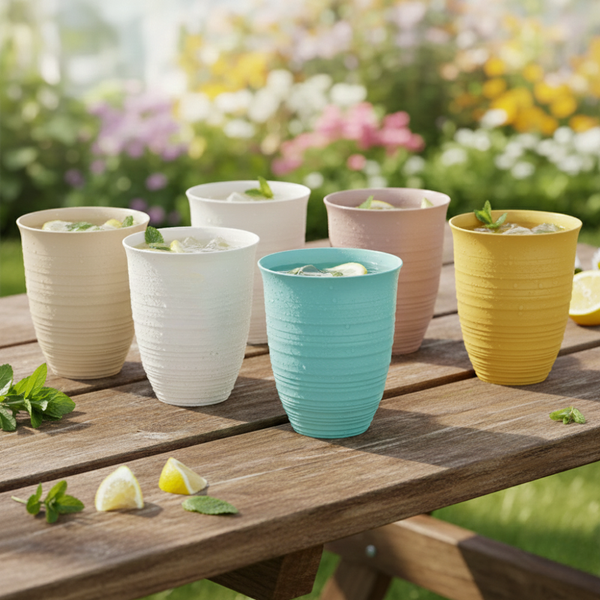 Set 6 Vasos 'Tierra' Altos